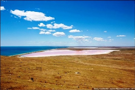 Rực rỡ khu đầm muối tuyệt đẹp ở bán đảo Crimean - 1 Đình Huế